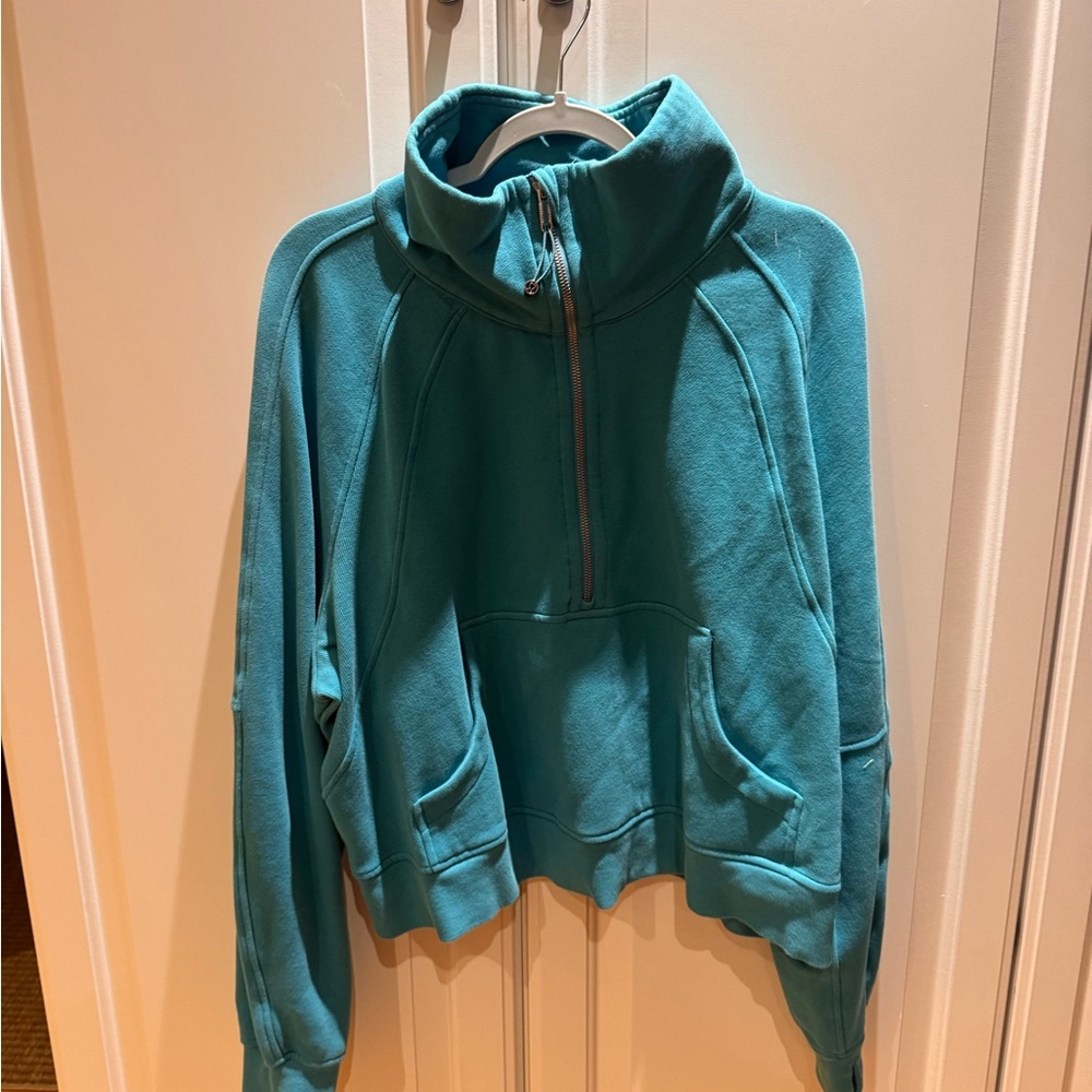 Lululemon Athletica Blue Oversized Hoodie